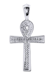 Diamond Ankh Pendant | 0.81 Carats | 3.33 Grams