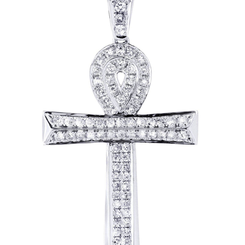 Diamond Ankh Pendant | 0.81 Carats | 3.33 Grams