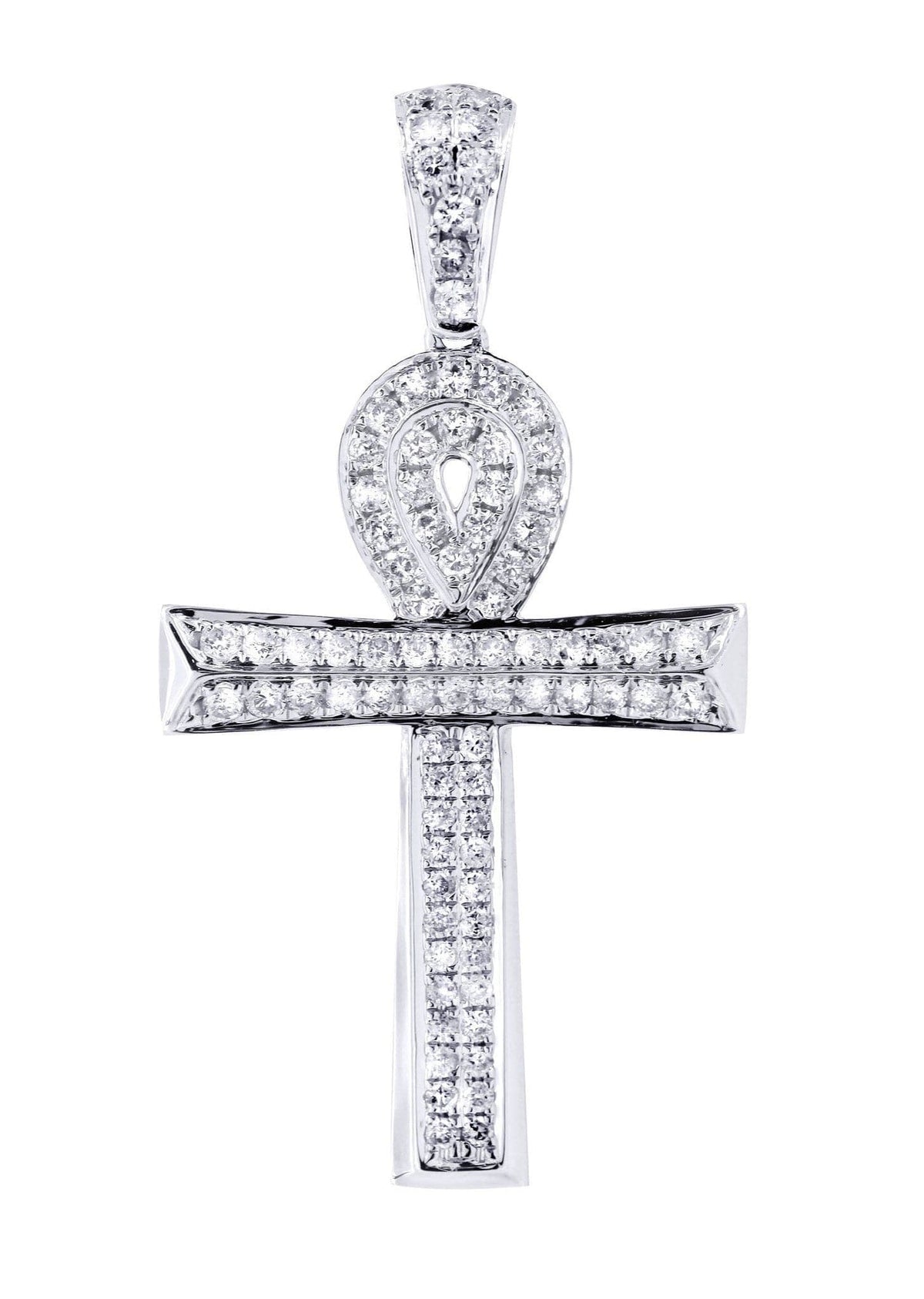 Diamond Ankh Pendant | 0.81 Carats | 3.33 Grams
