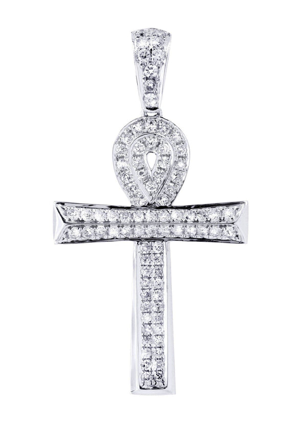 Diamond Ankh Pendant | 0.81 Carats | 3.33 Grams