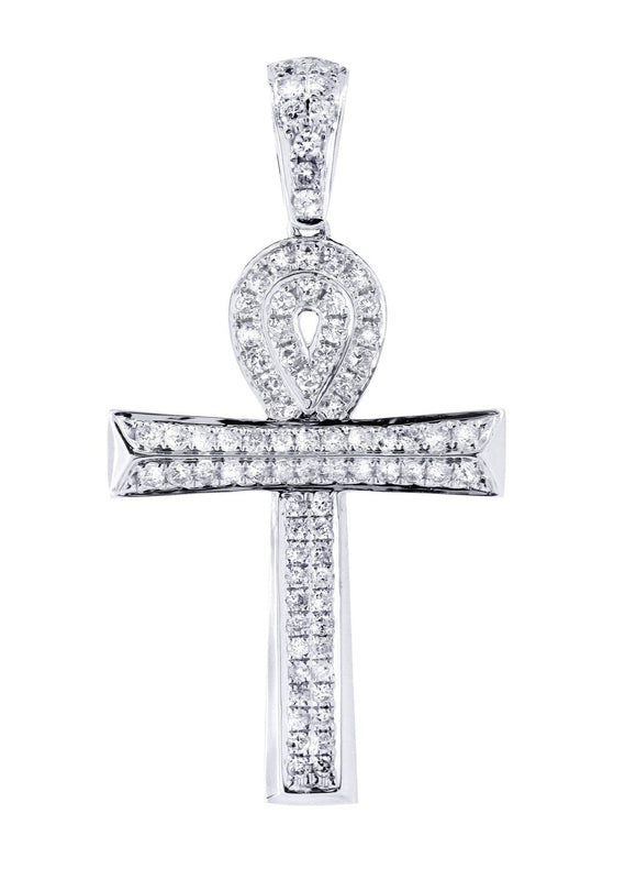 Diamond Ankh Pendant | 0.81 Carats | 3.33 Grams