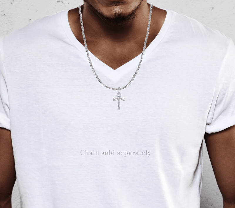 Diamond Ankh Pendant | 0.81 Carats | 3.33 Grams