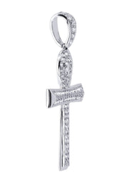 Diamond Ankh Pendant | 0.81 Carats | 3.33 Grams