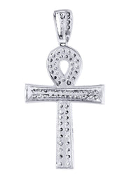 Diamond Ankh Pendant | 0.47 Carats | 3.44 Grams