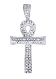 Diamond Ankh Pendant | 0.47 Carats | 3.44 Grams