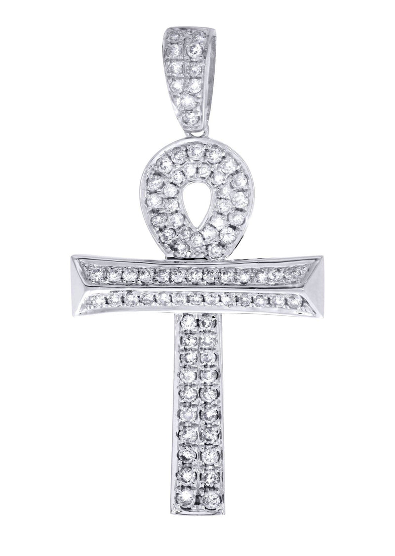 Diamond Ankh Pendant | 0.47 Carats | 3.44 Grams