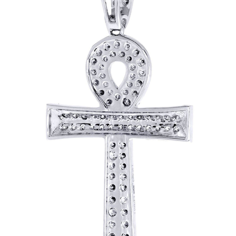 Diamond Ankh Pendant | 0.9 Carats | 3.44 Grams