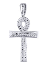 Diamond Ankh Pendant | 0.9 Carats | 3.44 Grams