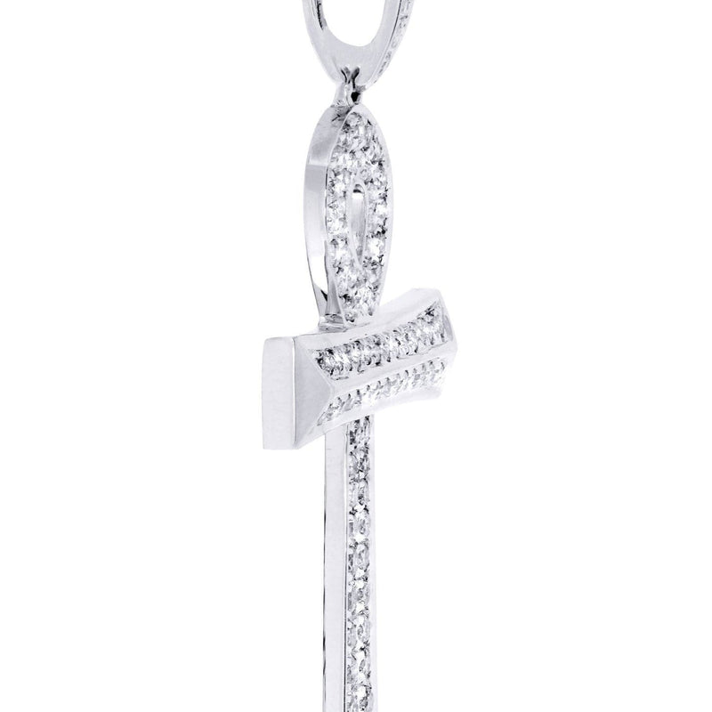 Diamond Ankh Pendant | 0.9 Carats | 3.44 Grams