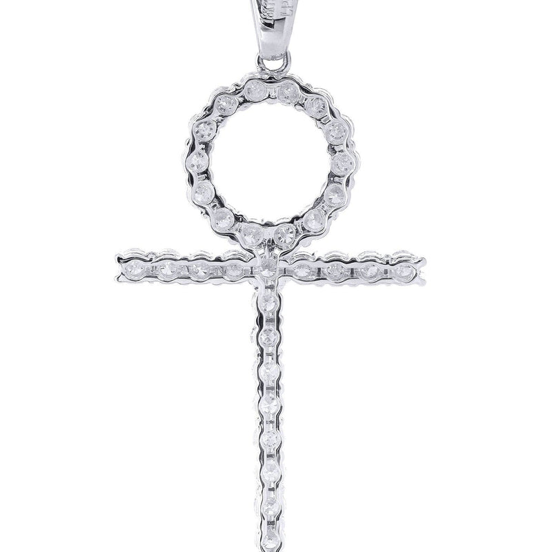 Diamond Ankh Pendant | 1.96 Carats | 4.52 Grams