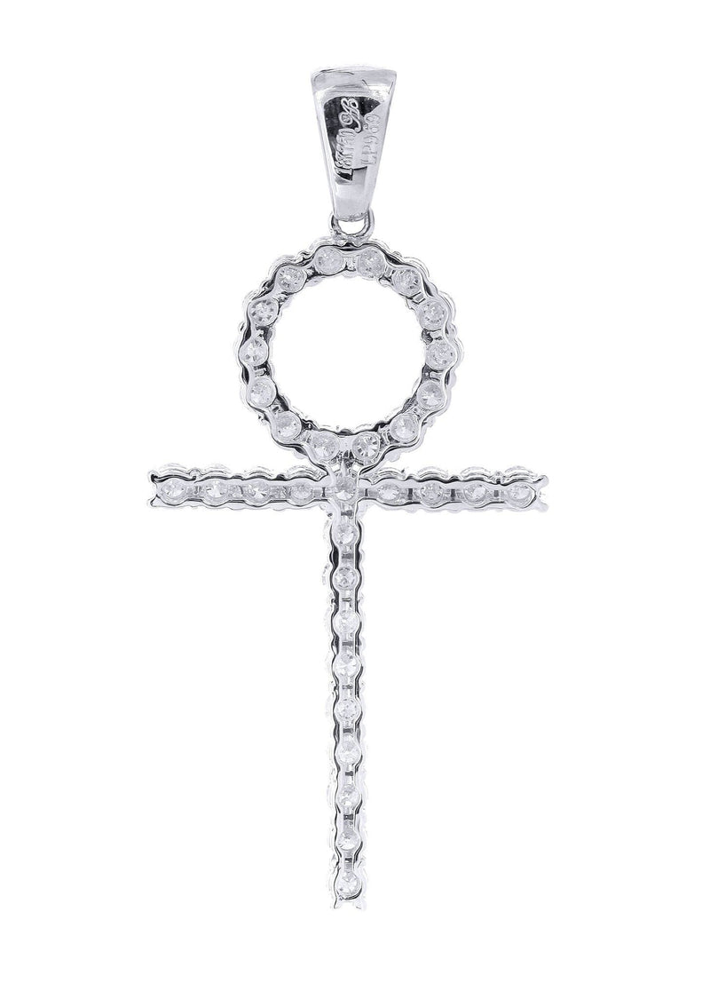 Diamond Ankh Pendant | 1.96 Carats | 4.52 Grams