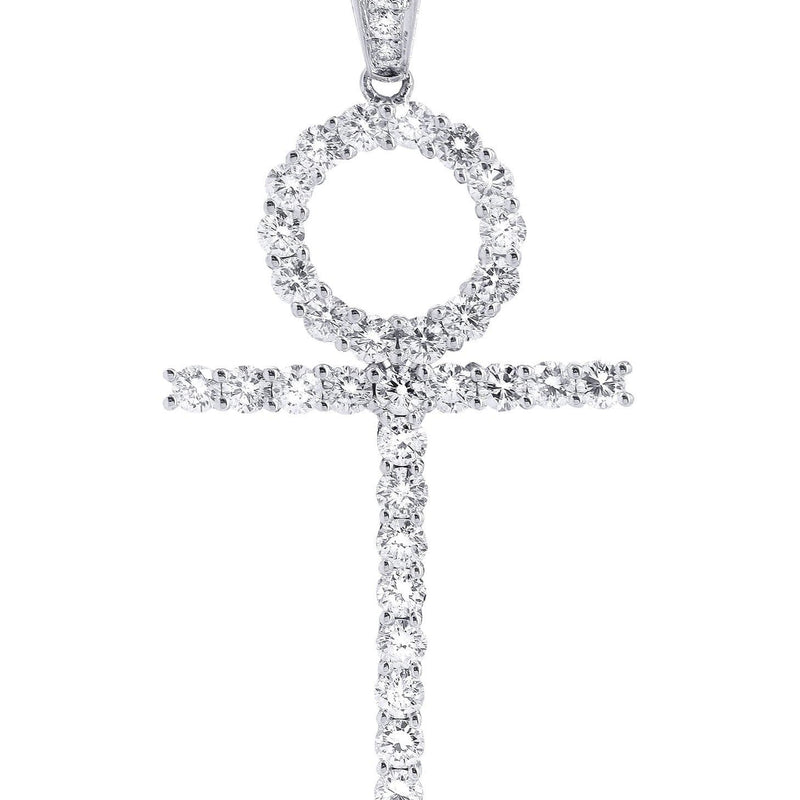 Diamond Ankh Pendant | 1.96 Carats | 4.52 Grams