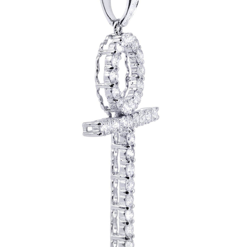 Diamond Ankh Pendant | 1.96 Carats | 4.52 Grams