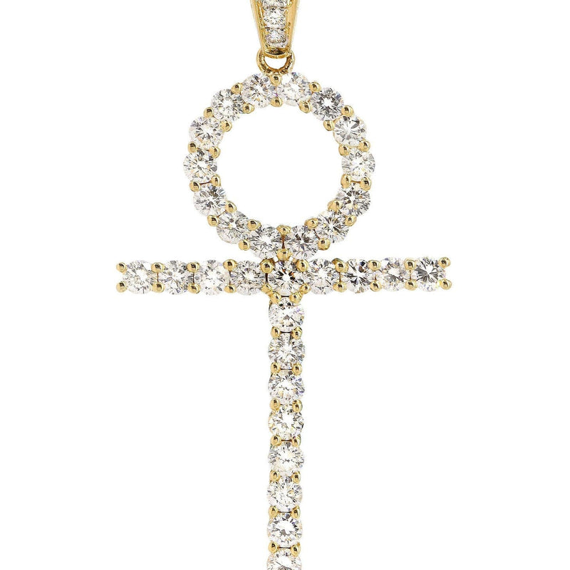 Diamond Ankh Pendant | 2.01 Carats | 4.68 Grams
