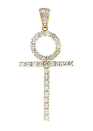 Diamond Ankh Pendant | 2.01 Carats | 4.68 Grams
