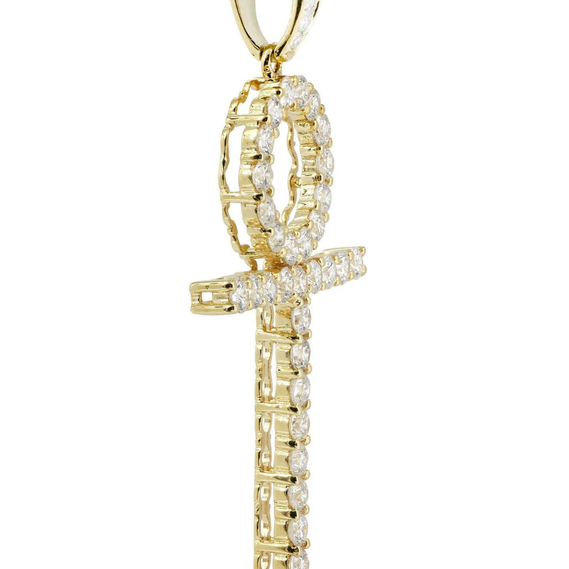 Diamond Ankh Pendant | 2.01 Carats | 4.68 Grams