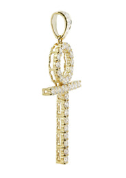 Diamond Ankh Pendant | 2.01 Carats | 4.68 Grams