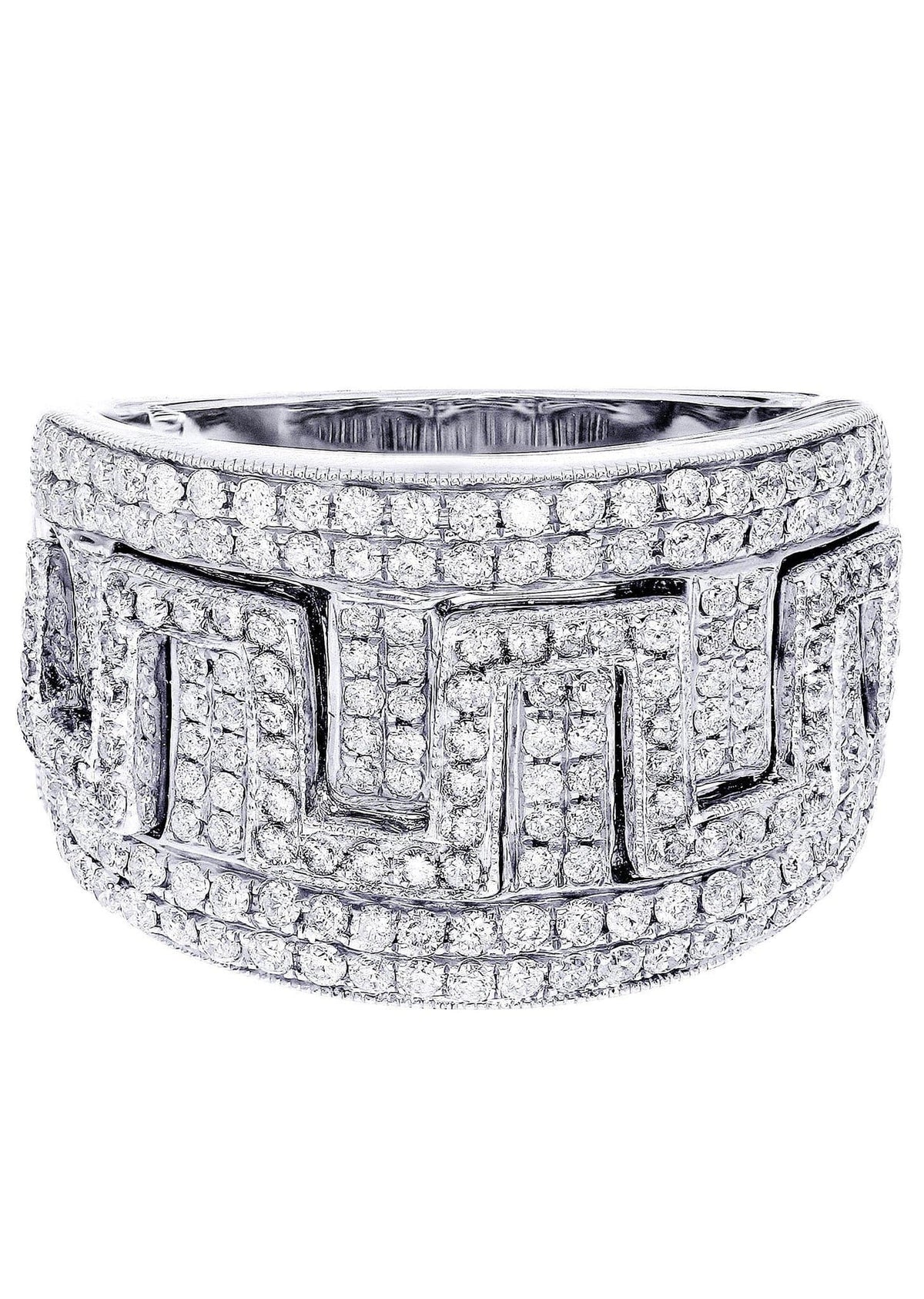 White Gold Mens Diamond Ring| 1.19 Carats| 11.28 Grams