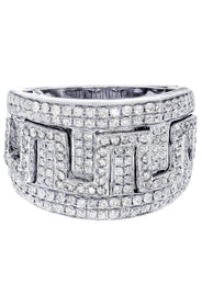 White Gold Mens Diamond Ring| 1.19 Carats| 11.28 Grams