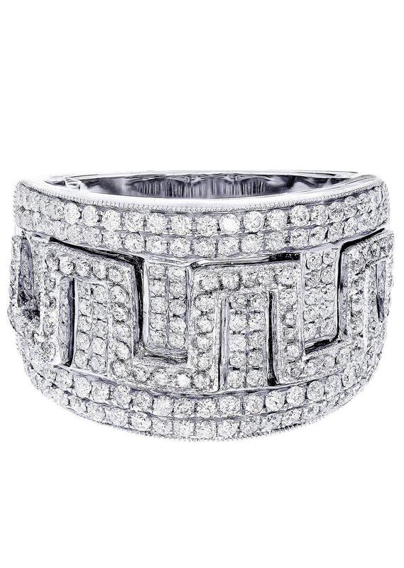 White Gold Mens Diamond Ring| 1.19 Carats| 11.28 Grams