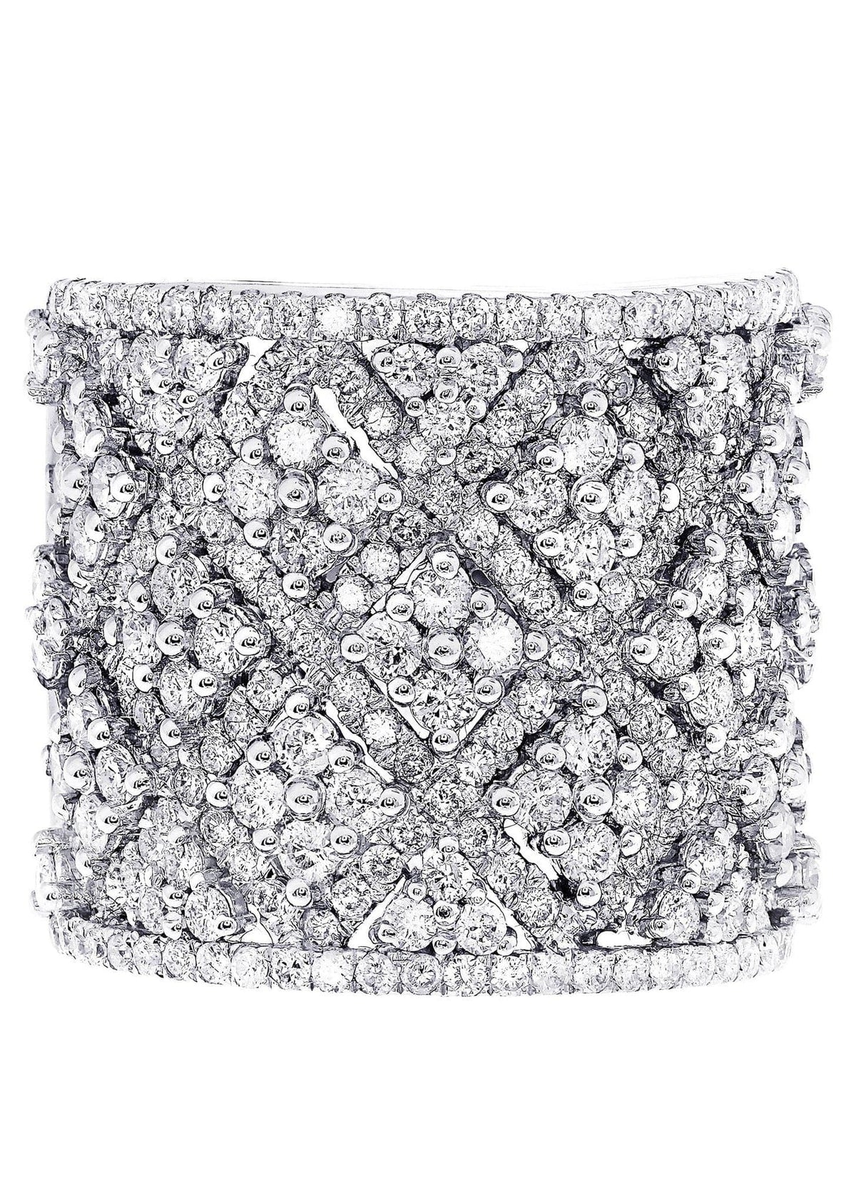 White Gold Mens Diamond Ring| 2.71 Carats| 13.7 Grams