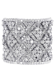 White Gold Mens Diamond Ring| 2.71 Carats| 13.7 Grams