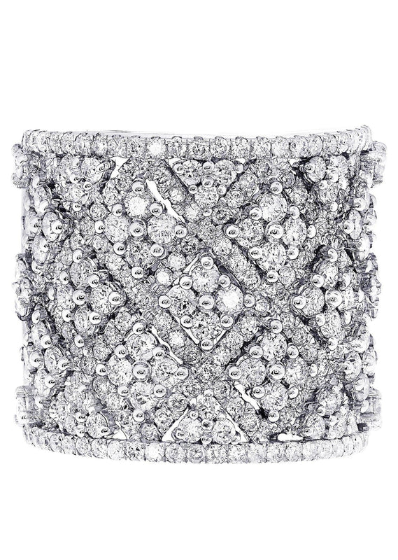 White Gold Mens Diamond Ring| 2.71 Carats| 13.7 Grams