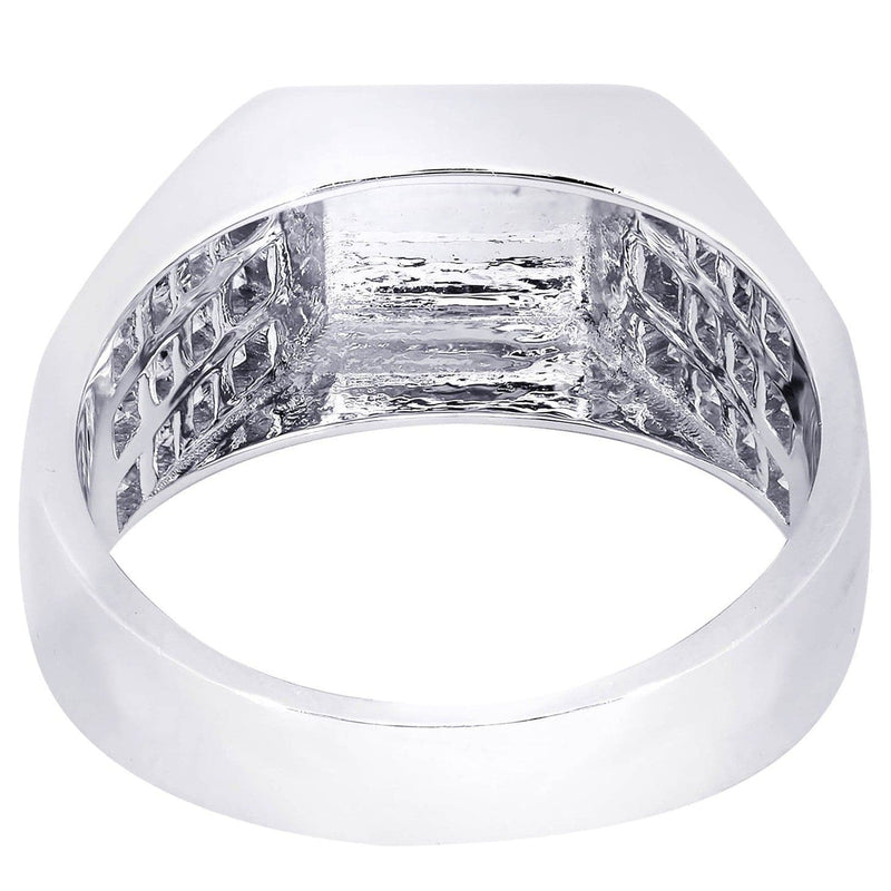 White Gold Mens Diamond Ring| 0.94 Carats| 9.91 Grams