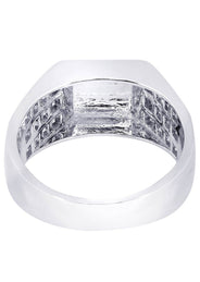 White Gold Mens Diamond Ring| 0.94 Carats| 9.91 Grams