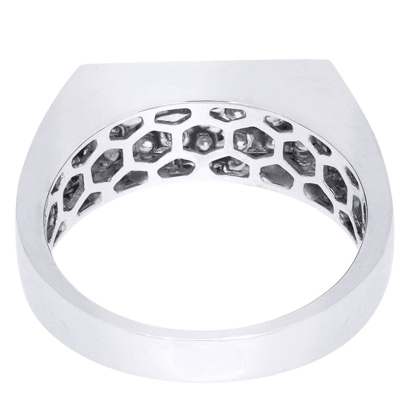 White Gold Mens Diamond Ring| 0.59 Carats| 7.93 Grams