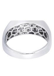 White Gold Mens Diamond Ring| 0.41 Carats| 8.57 Grams