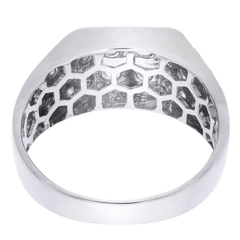 White Gold Mens Diamond Ring| 1.66 Carats| 7.43 Grams
