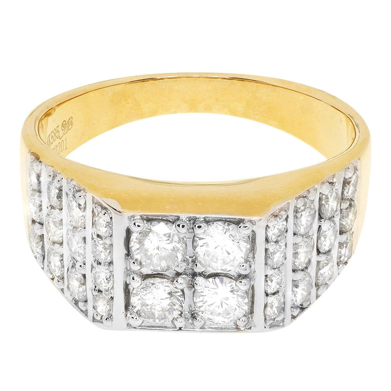 Mens Diamond Ring / Pinky Diamond Ring| 1.67 Carats