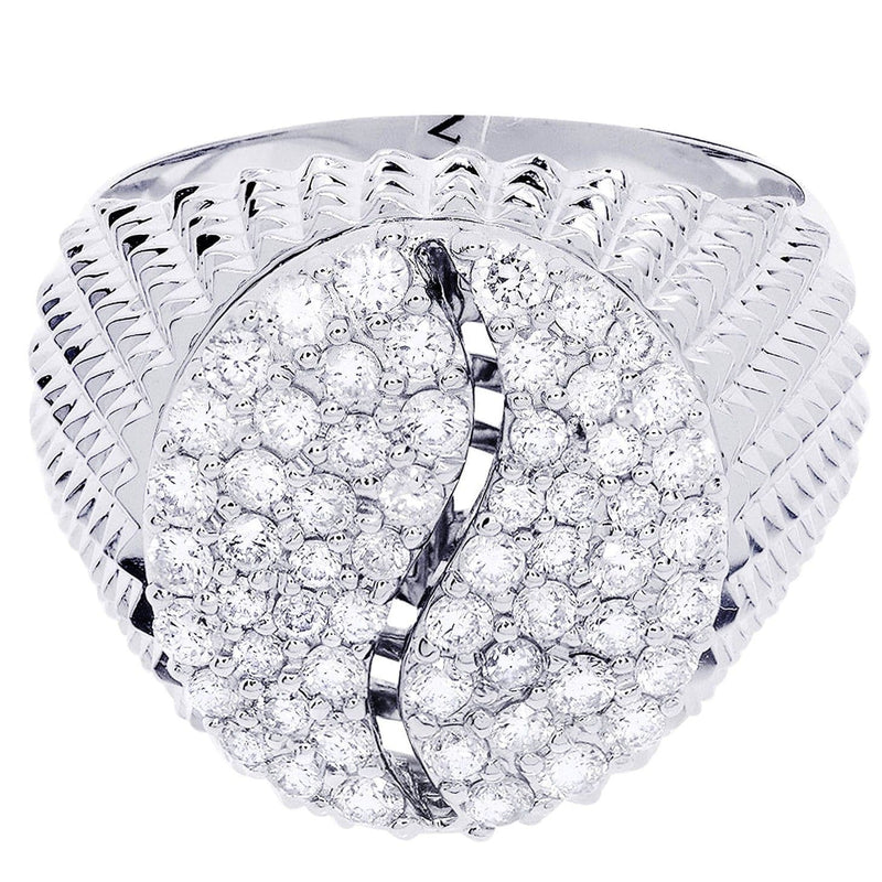 White Gold Mens Diamond Ring| 1.19 Carats| 13.79 Grams