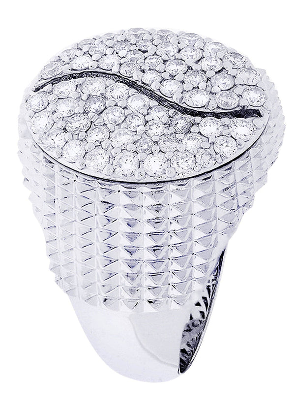 White Gold Mens Diamond Ring| 1.19 Carats| 13.79 Grams