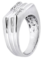 White Gold Mens Diamond Ring| 0.28 Carats| 8.54 Grams