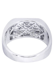 White Gold Mens Diamond Ring| 0.51 Carats| 12.43 Grams