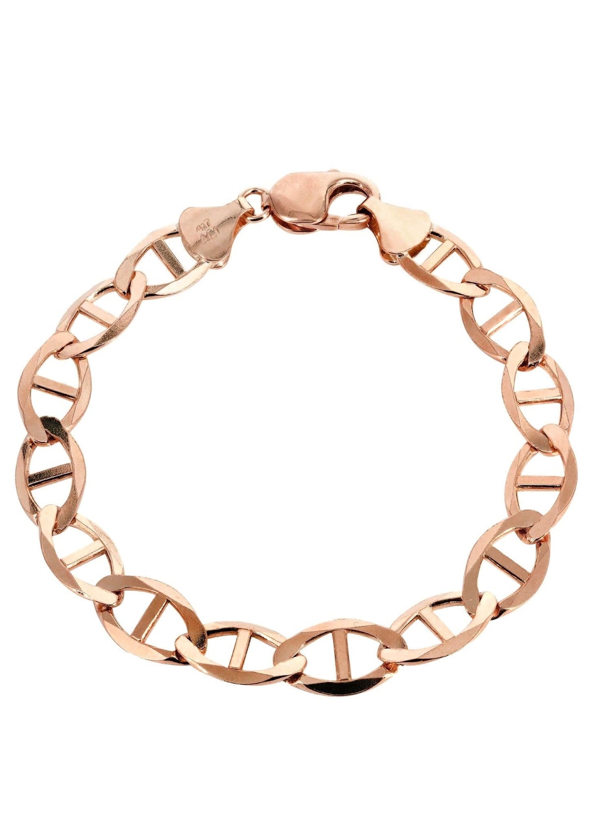 14K Rose Gold Bracelet Solid Mariner For Women