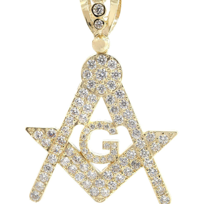 Mason  10K Gold Pendant | 11.4 Grams