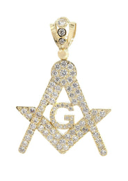 Mason  10K Gold Pendant | 11.4 Grams