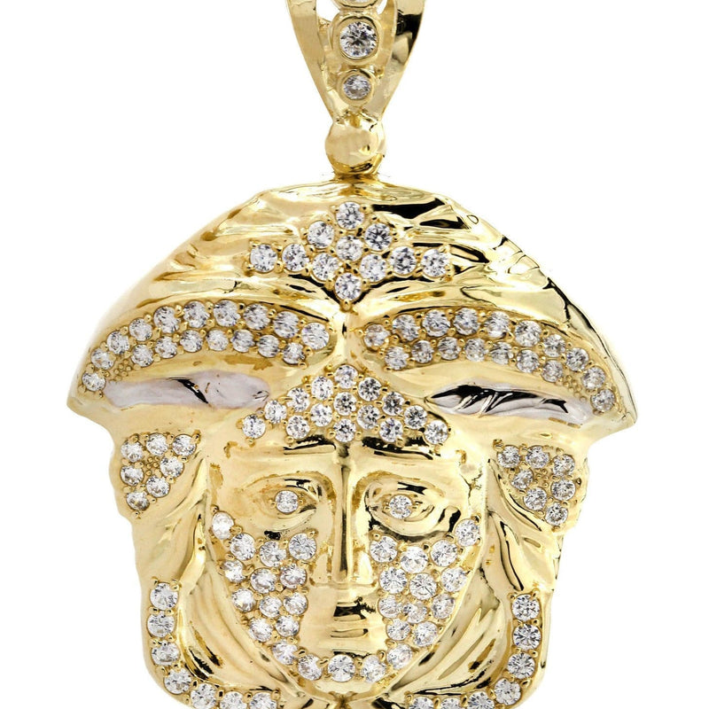 Medusa  10K Gold Pendant | 15.7 Grams