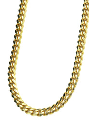 Silver Chain - Mens Gold Chain / Miami Cuban Link Chain / 3.5 MM