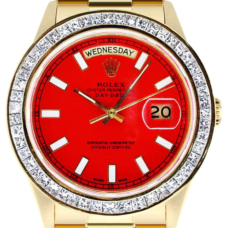 Diamond Rolex Day-Date | 18K Yellow Gold | 36 Mm