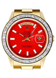 Diamond Rolex Day-Date | 18K Yellow Gold | 36 Mm