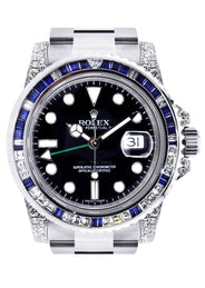 Diamond Rolex Gmt-Master 2 | Stainless Steel | 40 Mm