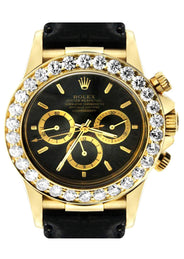 Diamond Rolex Daytona | 18K Yellow Gold | 40 Mm