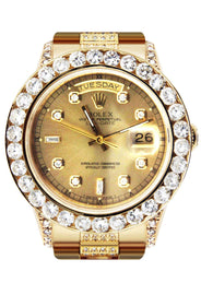 Diamond Rolex Day-Date | 18K Yellow Gold