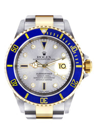 ROLEX SUBMARINER DATE 40 MM | 18K GOLD &  STEEL WATCH | OYSTER BAND | GREY DIAL