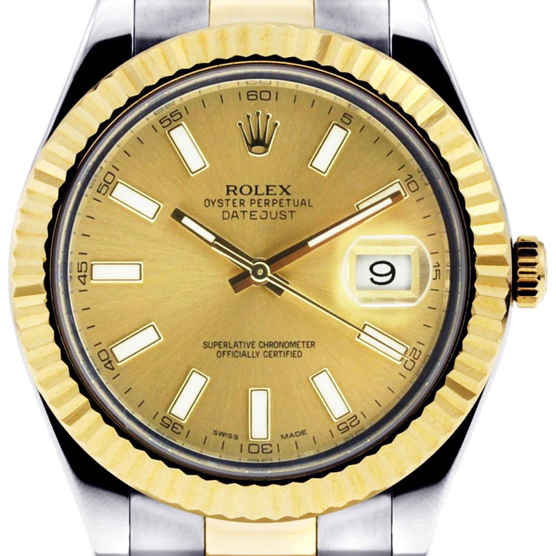 Rolex Datejust 2 | 18K Yellow Gold | 41 Mm