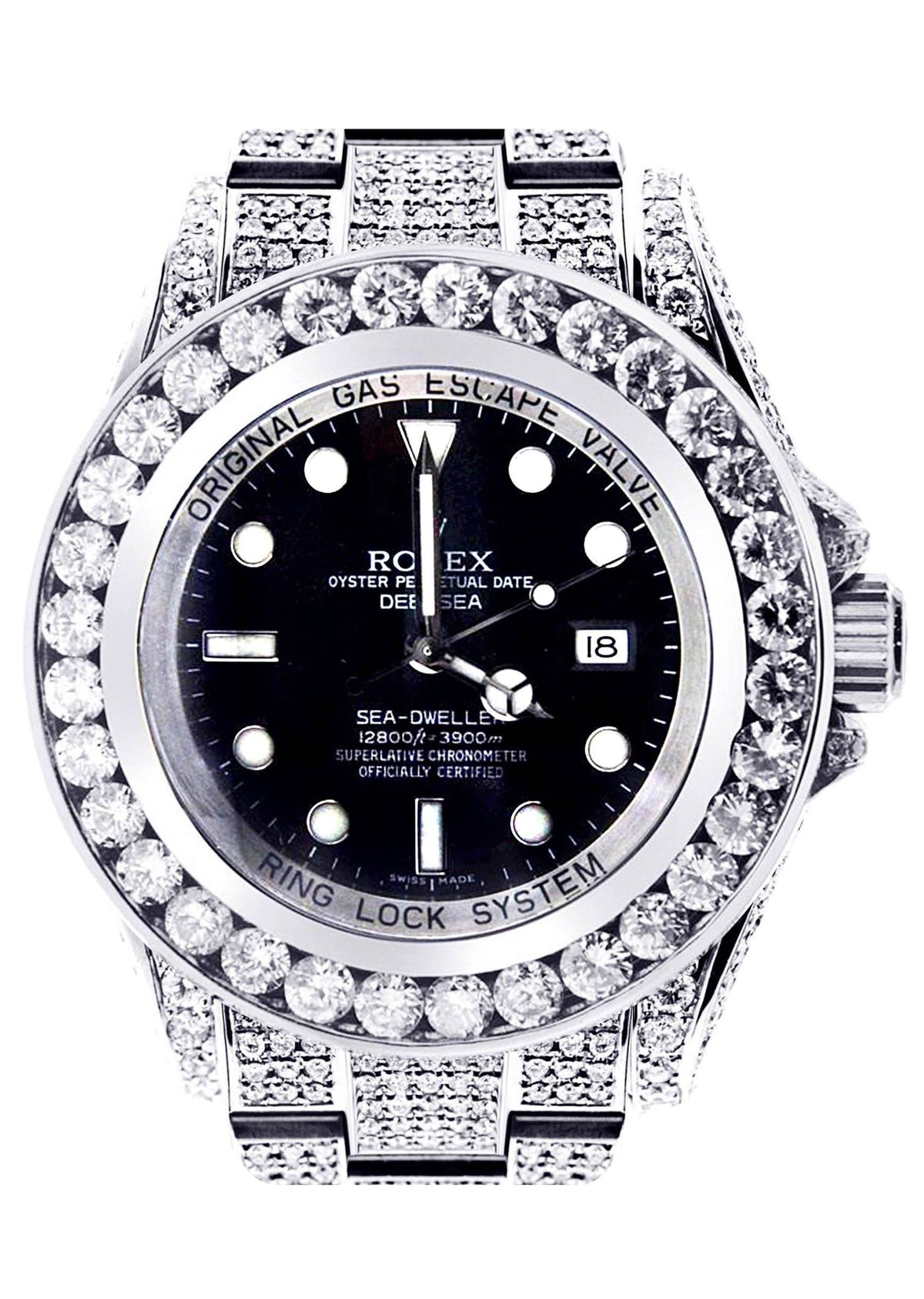 Diamond Rolex Deepsea Sea-Dweller | Stainless Steel